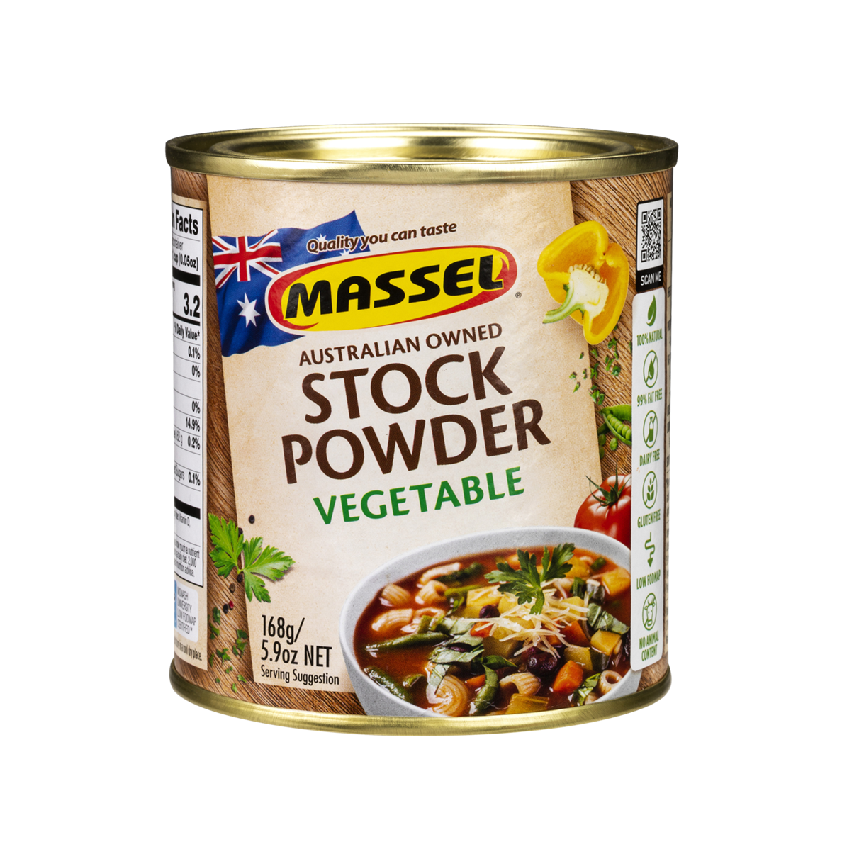 MASSEL VEGETABLE STOCK POWDER 168G