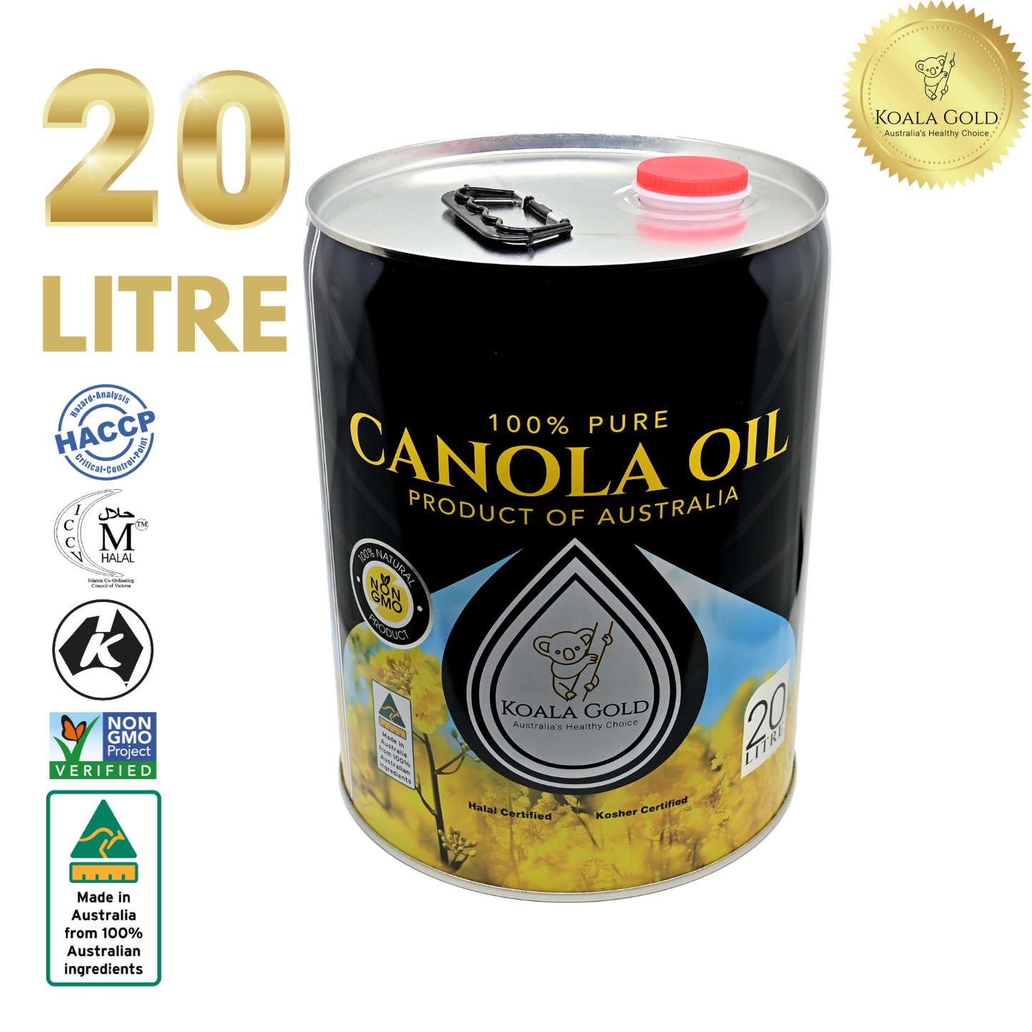 Koala Gold Canola Oil 20L