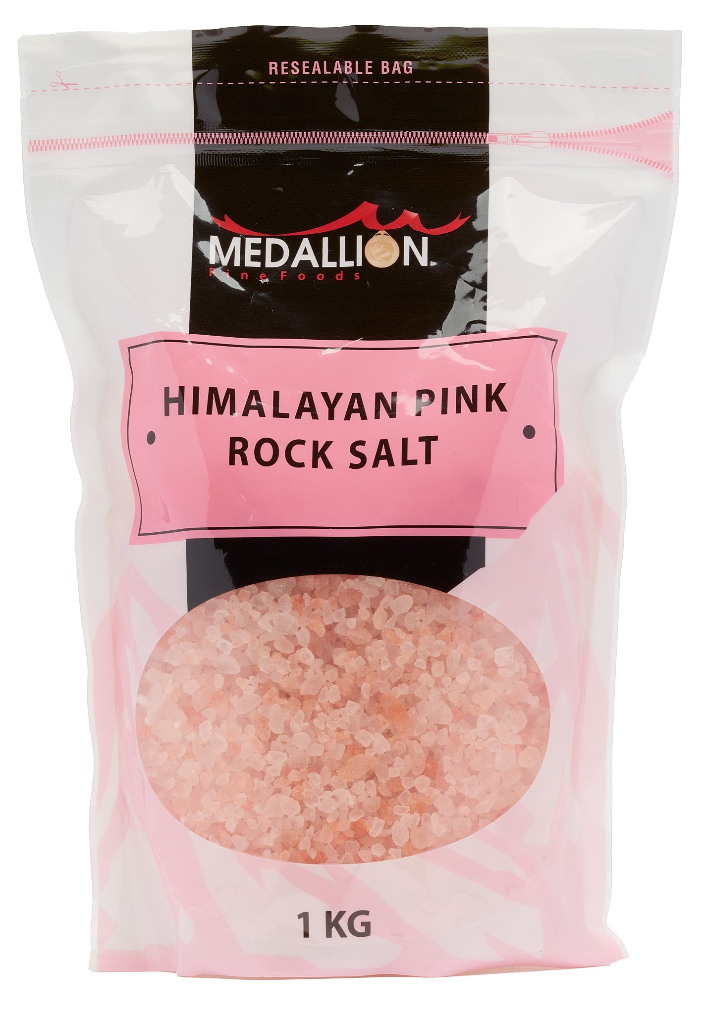 MEDALLION PINK HIMALAYAN ROCK SALT 1KG