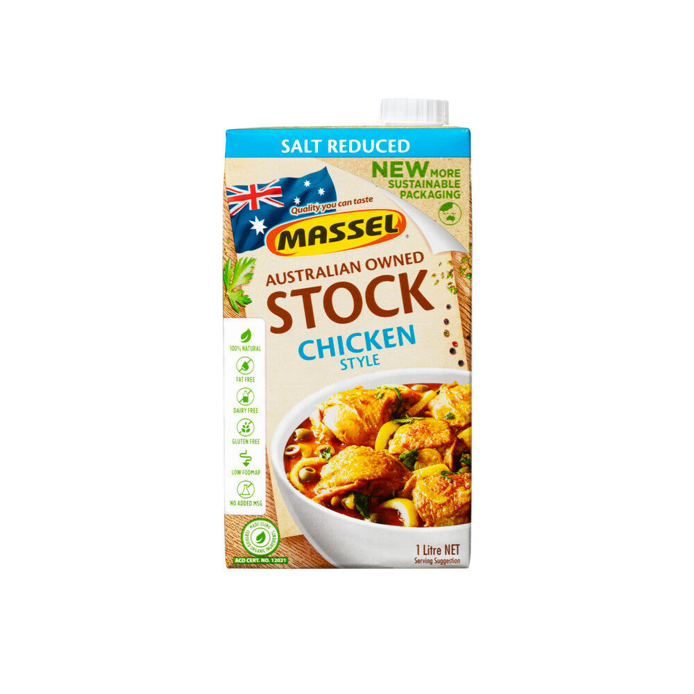 MASSEL SALT REDUCED CHICKEN STOCK 1L