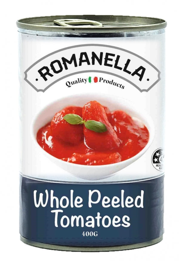 ROMANELLA PEELED TOMATOES 400G
