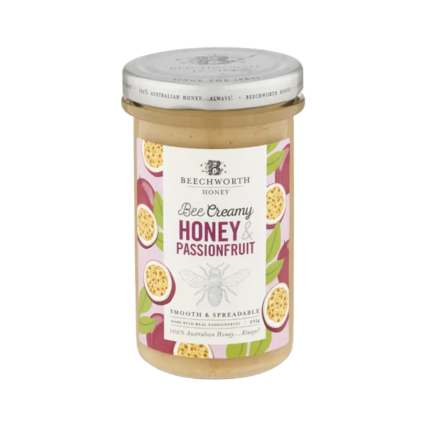 Beechworth Honey | Bee Creamy Honey & Passionfruit 325g