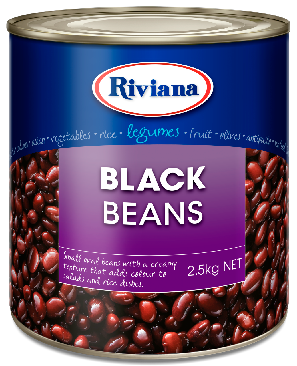 RIVIANA BLACK BEANS 2.5KG