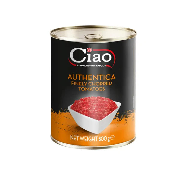 Ciao Chopped Tomatoes 800g – The Gold Standard of Italian Tomatoes