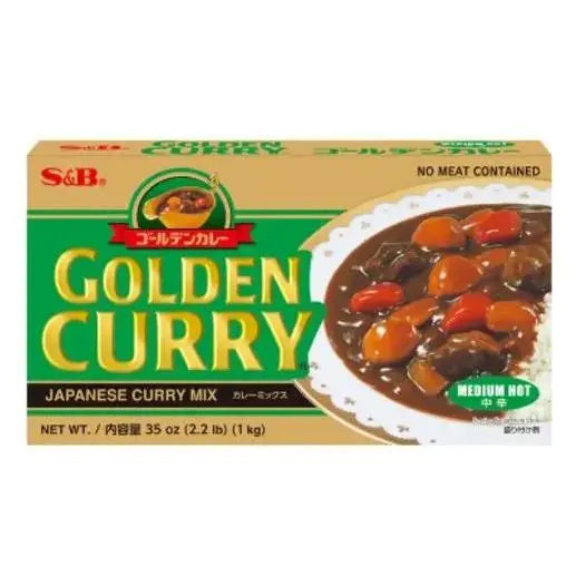 S&B Golden Curry – Medium Hot 220 g (6×2 Servings)