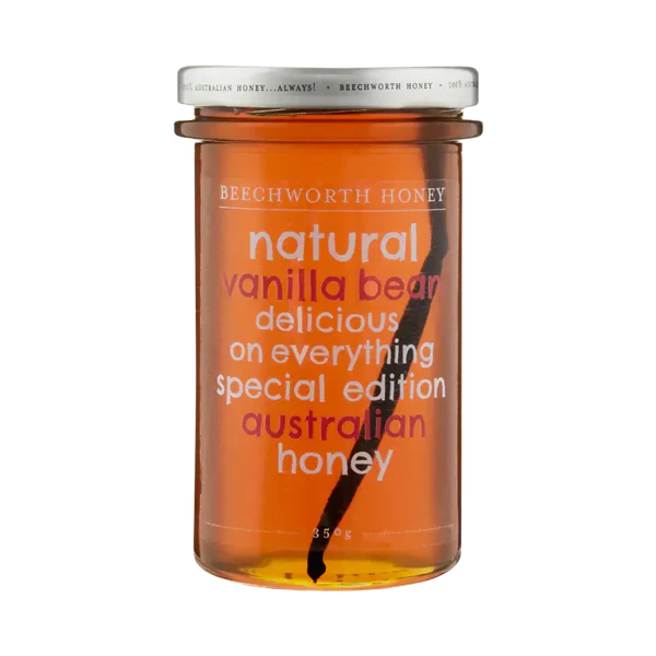 Beechworth Honey Vanilla Bean Infused Honey – 100% Pure Australian