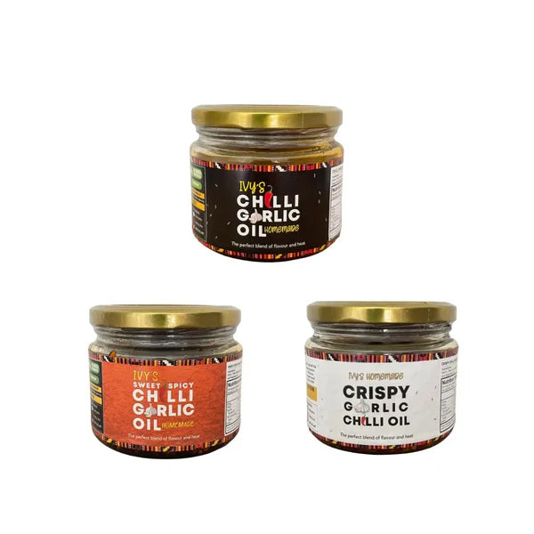 Ivy’s Homemade | Garlic Chilli Oil 3 x 300ml | V GF NF