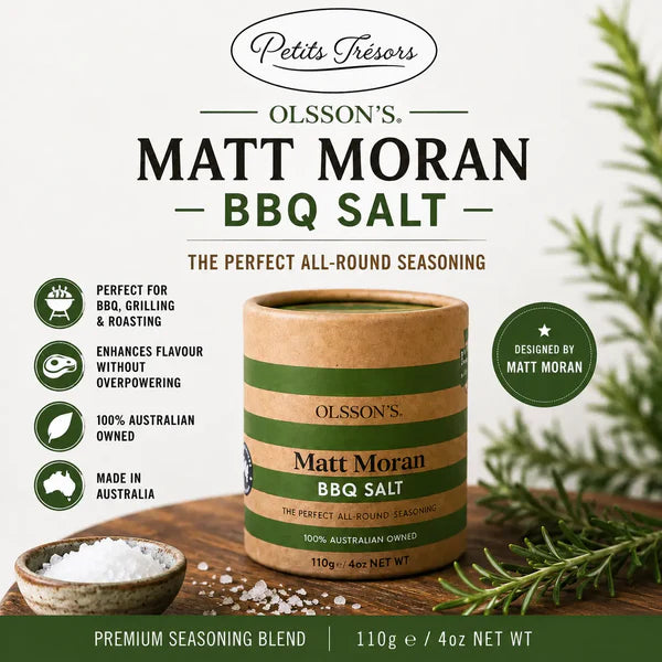 Olsson's x Matt Moran BBQ Salt 110g