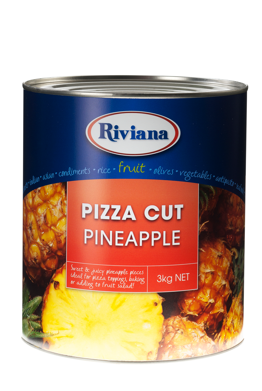 RIVIANA PINEAPPLE PIZZA CUT 3KG
