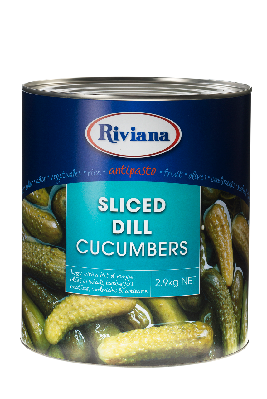 RIVIANA SLICED DILL CUCUMBERS 2.9kg