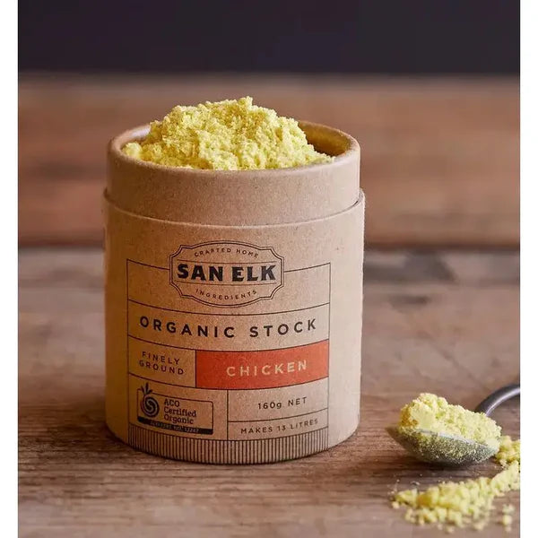 San Elk Organic Artisan Chicken Stock 160g