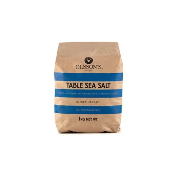 Olsson's Table Sea Salt 1kg – Pure Australian Sea Salt