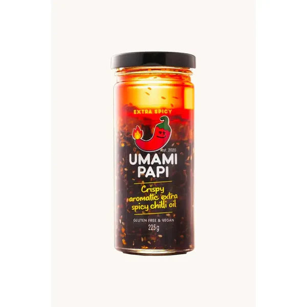 Umami Papi Aromatic Extra Spicy Chilli Oil | 225g GF V