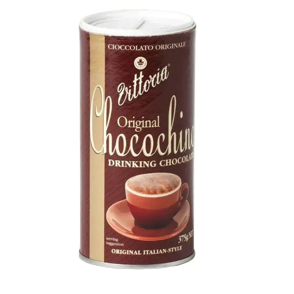 Vittoria Original Chocochino Drinking Chocolate 375 g – Café-Style Hot Chocolate Blend