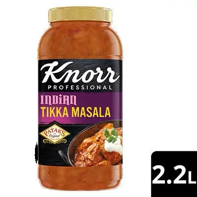 Knorr Patak’s Tikka Masala Sauce – 2.2L | Authentic Indian Flavour for Foodservice
