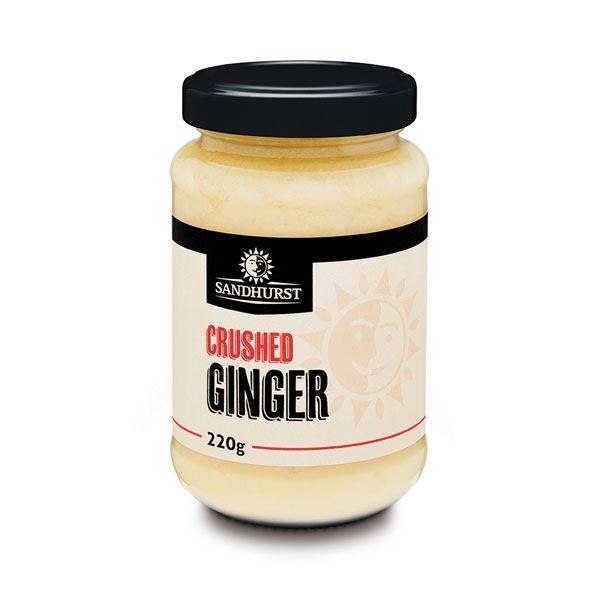 SANDHURST CRUSHED GINGER 220G