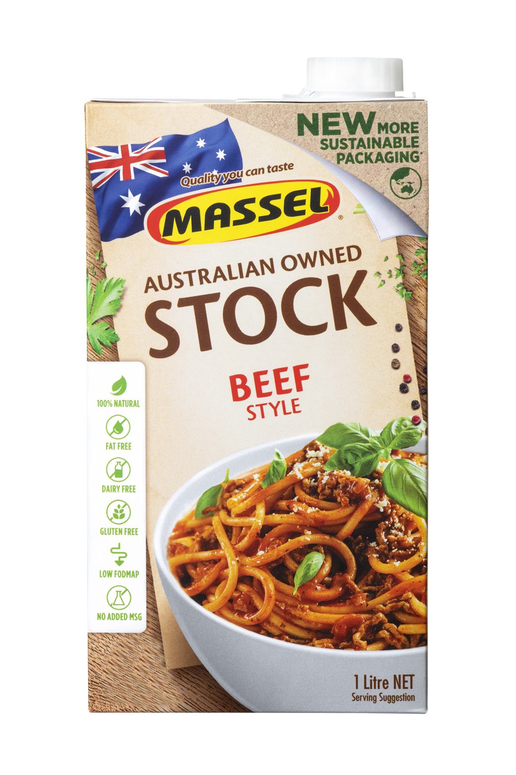MASSEL ORGANIC BEEF STOCK 1L