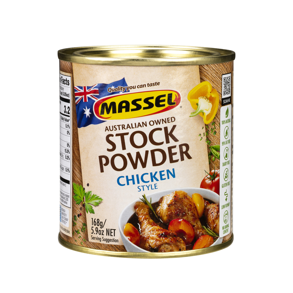 MASSEL CHICKEN STOCK POWDER 168G