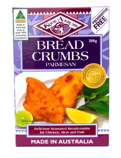 KOOK-A-KRUMB PARMESAN BREADCRUMBS 200G
