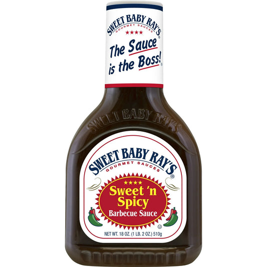 SWEET BABY RAYS SWEET N SPICY BBQ SAUCE 425ML