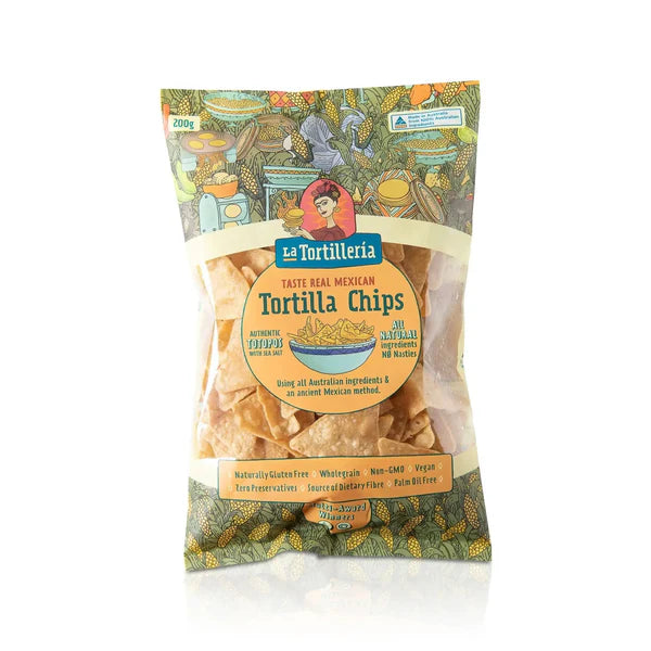 La Tortilleria Totopos (Tortilla Chips) 200g GF V