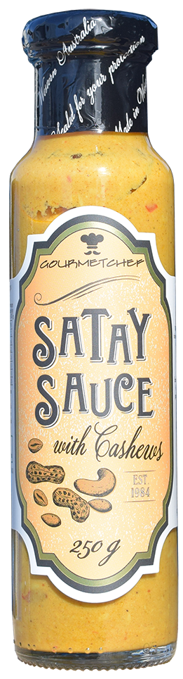 GOURMET CHEF CASHEW SATAY 250ML