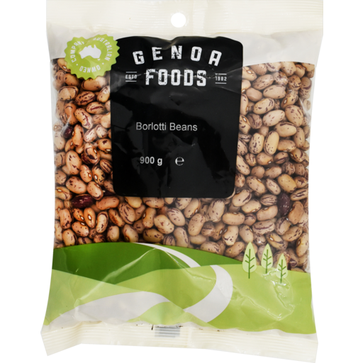 GENOA BORLOTTI BEANS 900G
