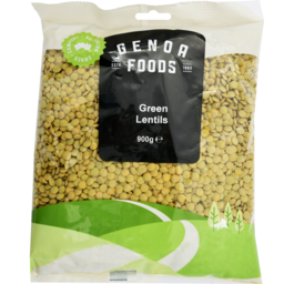 GENOA GREEN LENTILS 900G