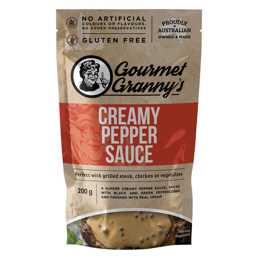 GOURMET GRANNY LIQUID CREAMY PEPPER SAUCE 200G