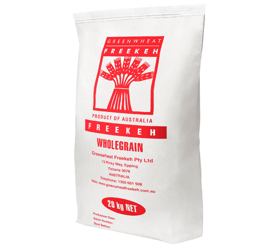 GREENWHEAT WHOLEGRAIN FREEKEH 20KG
