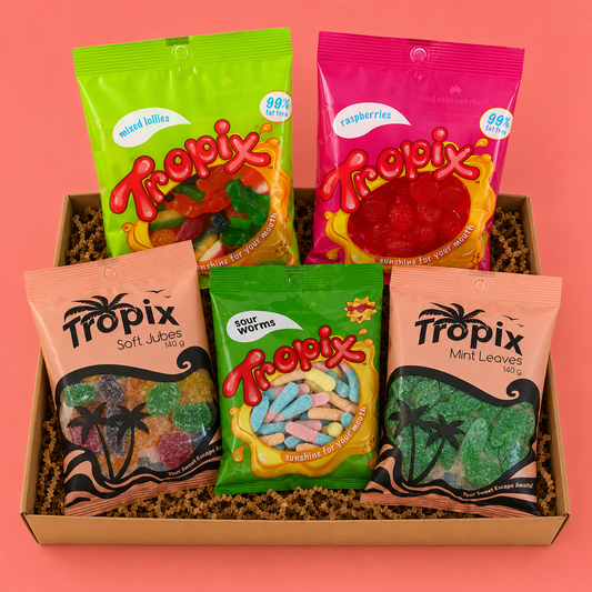 Tropix Party Treats Snack Pack (5 PRODUCTS IN ONE PACK)
