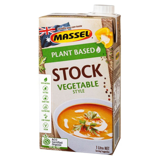 MASSEL ORGANIC VEGETABLE LIQUID STOCK 1L