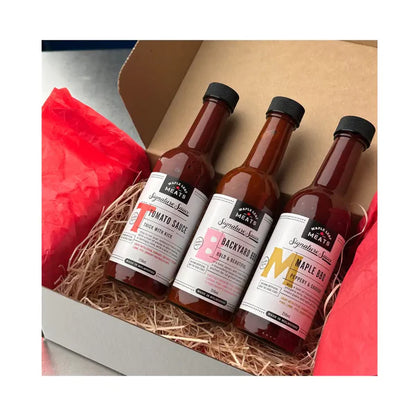 A Trio of Sauces – Maple Leaf Meats Signature BBQ Sauce Pack