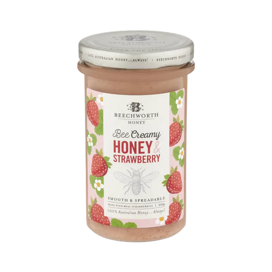 Beechworth Honey | Bee Creamy Honey & Strawberry 325g