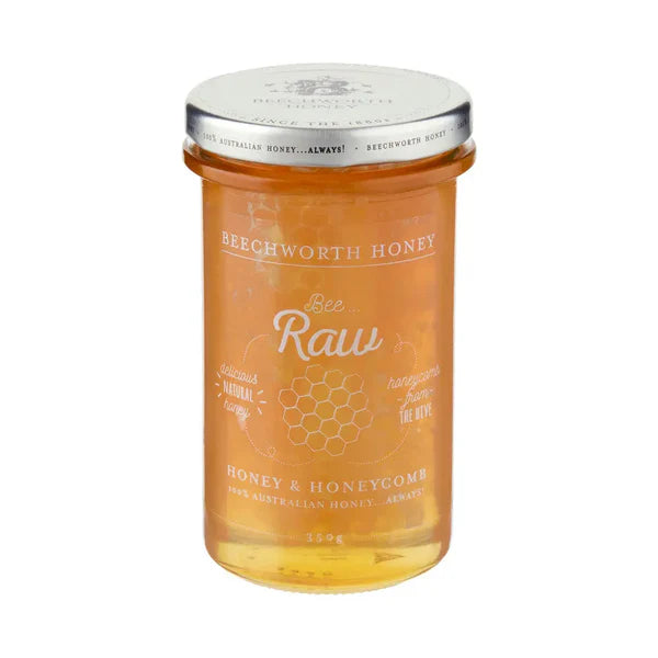 Beechworth Honey | Bee Raw Honey & Honeycomb 350g | A Taste of Nature