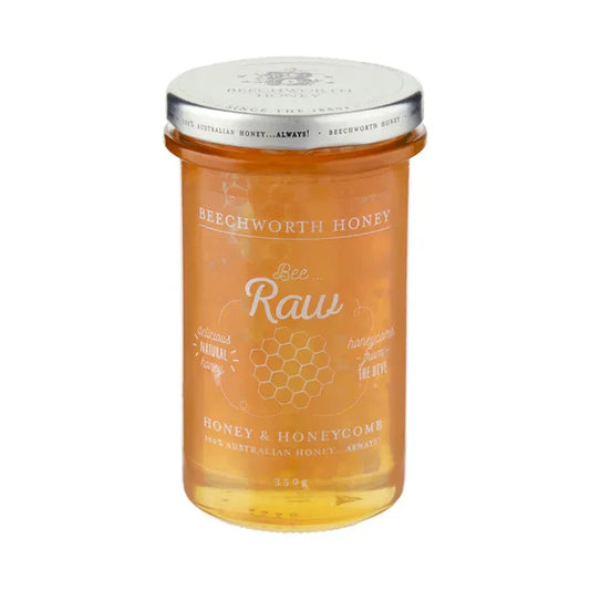Beechworth Honey | Bee Raw Honey & Honeycomb 350g | A Taste of Nature