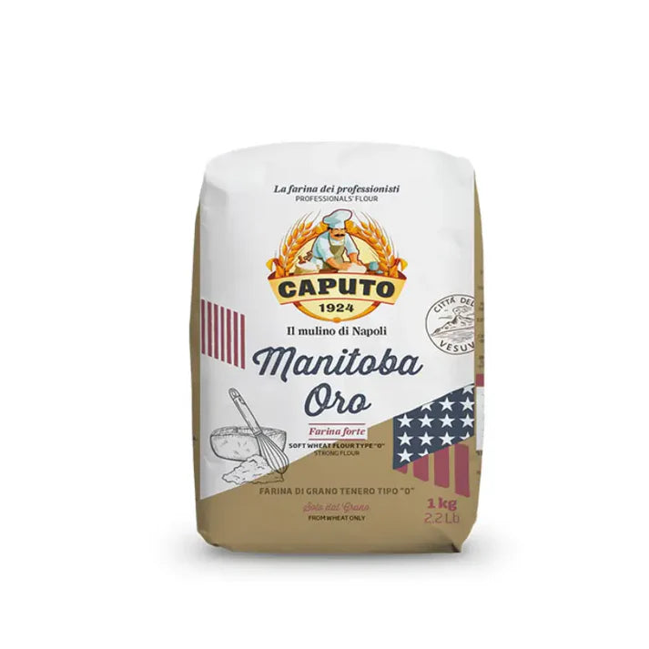 Caputo Manitoba Oro “0” Strong Flour – Premium Italian Baking Flour 1 kg
