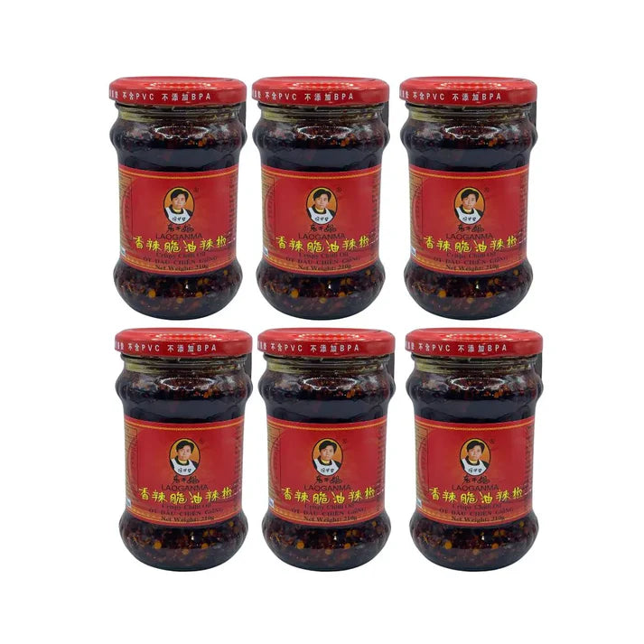 Lao Gan Ma Spicy Chilli Crisp 6 Pack x 210g