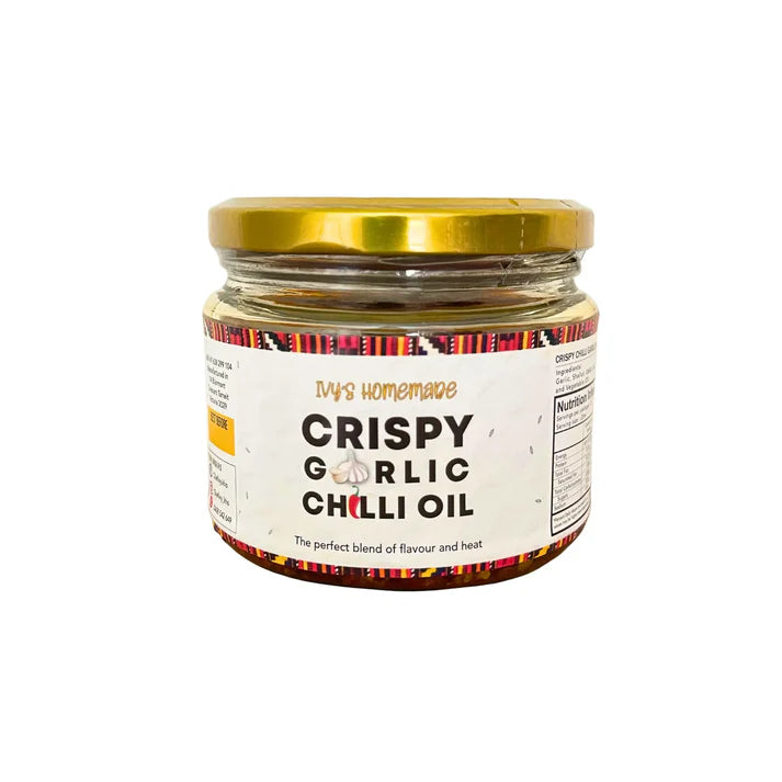 Ivy’s Homemade Crispy Garlic Chilli Oil 300ml V GF NF