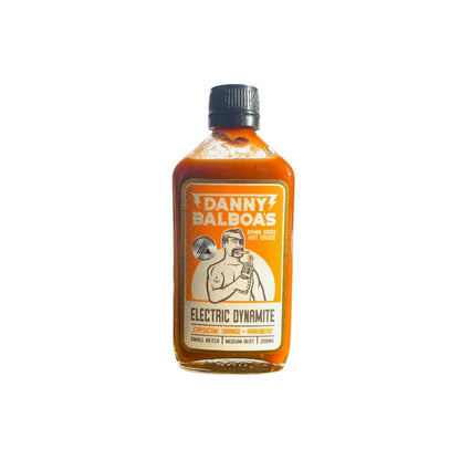 Danny Balboa Sauce | Electric Dynamite Roasted Capsicum, Orange & Habanero 200ml V | Petitstresors