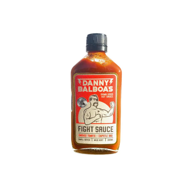 Danny Balboa Sauce | Fight Sauce Smoked Tomato and Chipotle BBQ 200ml | Petitstresors