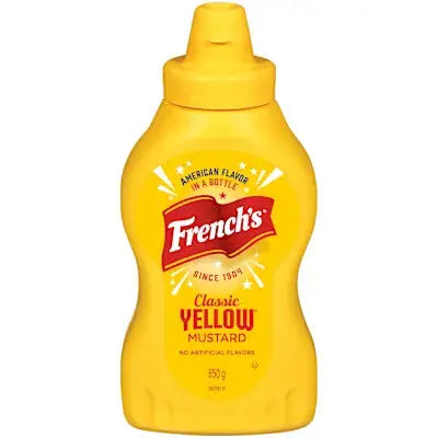 French's Classic Yellow Mustard | Squeeze Bottle | 850g