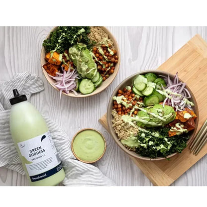 Frenchmaid Green Goddess Dressing 1L— Creamy, Herb-Packed & Tangy