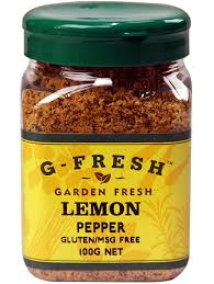 G FRESH LEMON PEPPER 100G