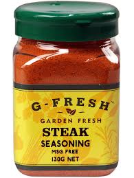G FRESH STEAK SEASONING 130G