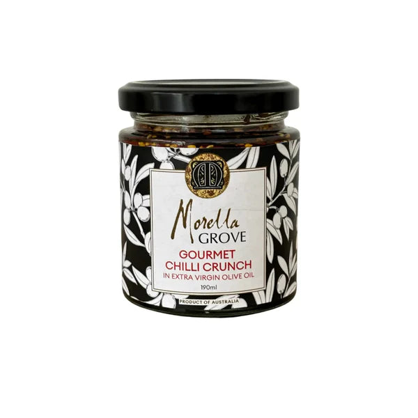 Morella Grove Gourmet Chilli Crunch in Extra Virgin Olive Oil, 125ml, 250ml V