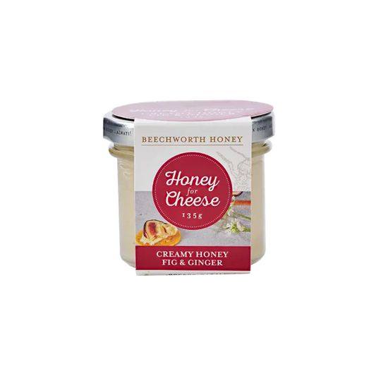 Beechworth Honey Creamy Fig & Ginger Honey for Cheese – Single-Serve 135 g Jar
