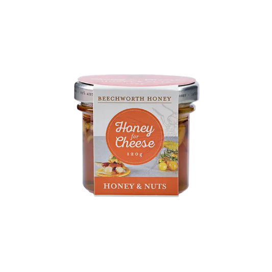 Beechworth Honey & Nuts for Cheese – Pure Australian Honey with Whole Mixed Nuts, 120 g