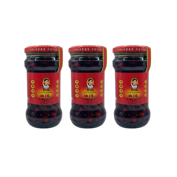 Lao Gan Ma Chilli Sauce with Peanut 275g 3 Pack