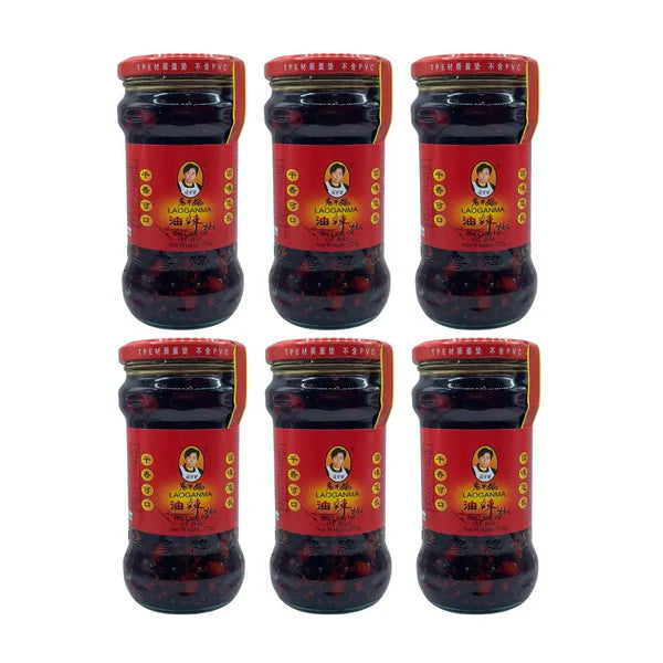 Lao Gan Ma Chilli Sauce with Peanut 275g 6 Pack